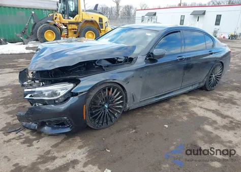 2016 BMW 750I xDrive z USA, uszkodzony, nr VIN WBA7F2C59GG421164